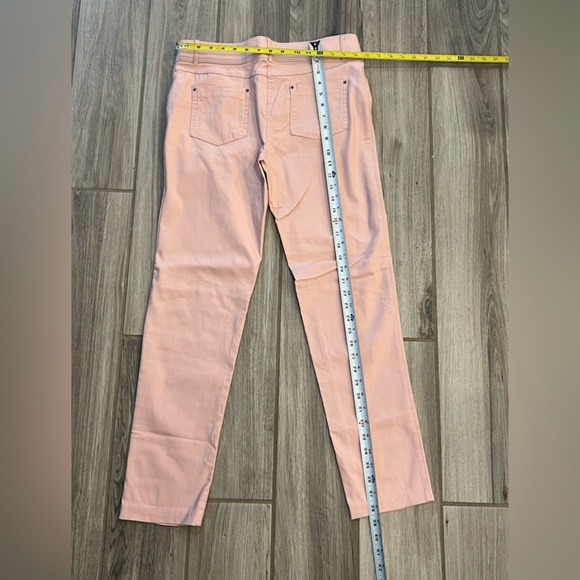 Retrology Pink Elastic Tic Dress Pants Size 10 - Picture 7 of 11